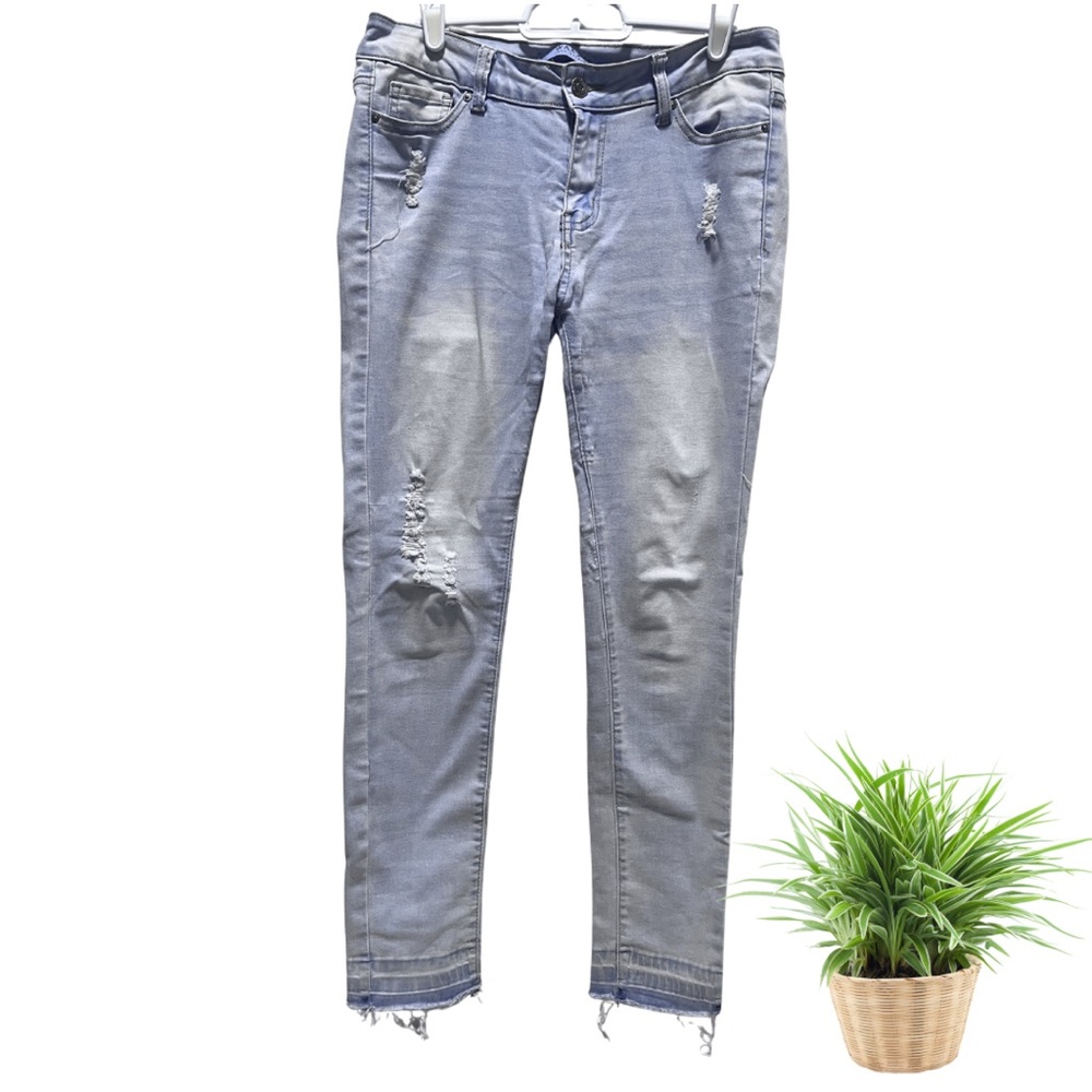 Wax Jean Women's Skinny Jeans - Light Blue